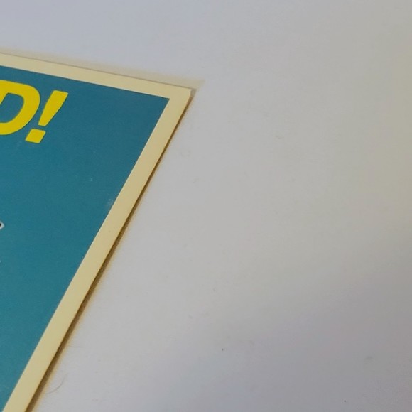 Vtg Garbage Pail Kids Topps 5x7 Giant Sticker #14 "Busted!" 1986 Rare. - Picture 5 of 5